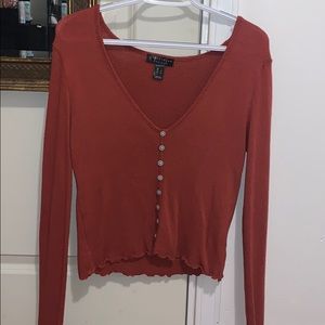 Long sleeve v-neck